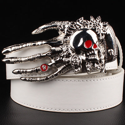 Skull big head claw belt fashion