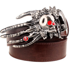 Skull big head claw belt fashion