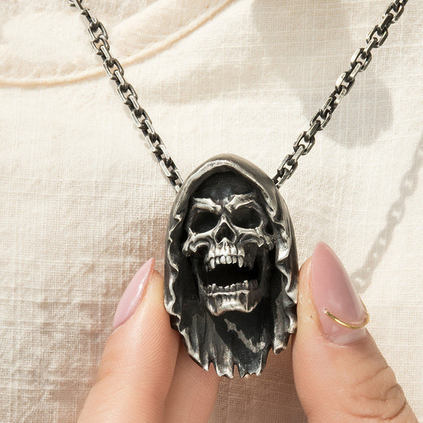 Dark Personality Retro Skull Necklace Accessories